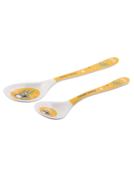 Mеламинови лъжички,  EXOTIC ANIMALS, 9м+ 2 бр.