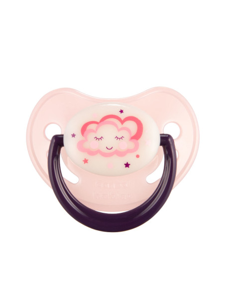 Силиконова анатомична светеща залъгалка,  Night Dreams 0-6м