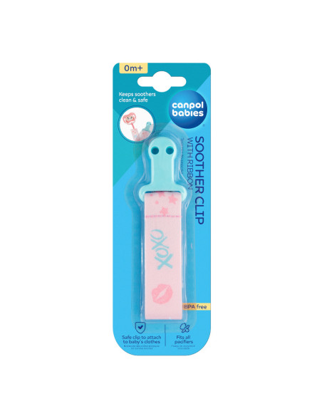 Клипс за залъгалка с лента Exotic Animals