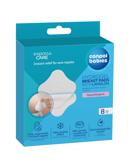 Подложки за гърди с хидрогел и ланолин 8 бр