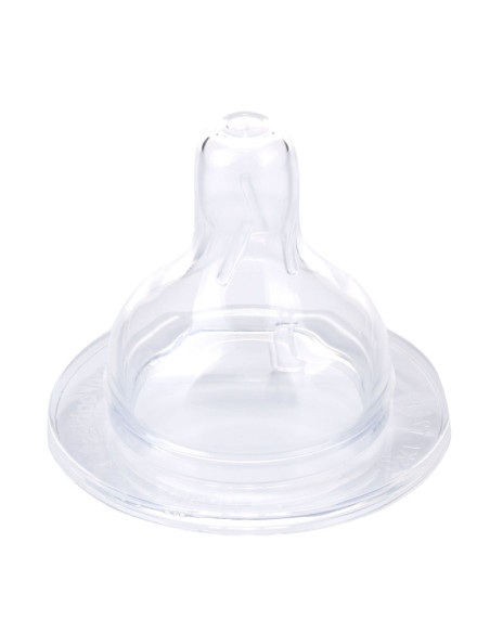 Антиколик силиконов биберон с широк накрайник Easy Start 6-12м - 1 бр.