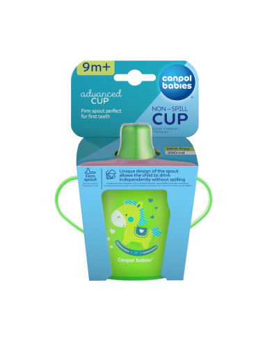 Неразливаща се чаша с дръжки и твърд...