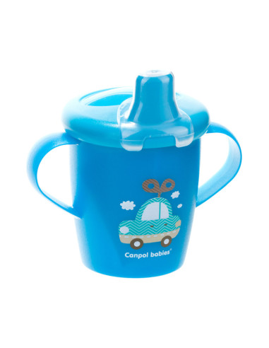 Неразливаща се чаша с дръжки и твърд накрайник...