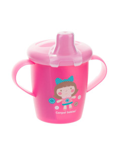 Неразливаща се чаша с дръжки и твърд накрайнин TOYS 250 мл