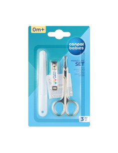 Kомплект за маникюр: пила, ножичка и нокторезачка 0м+ 2