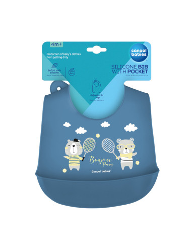 Силиконов лигавник с джоб BONJOUR PARIS