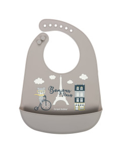 Силиконов лигавник с джоб BONJOUR PARIS 2