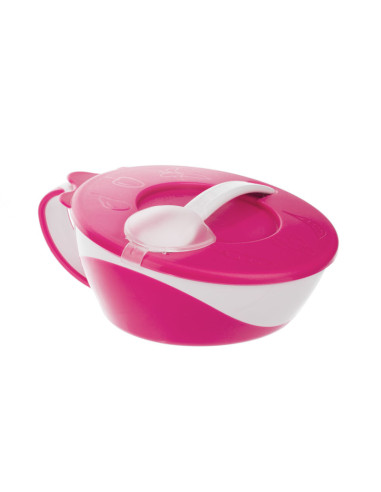 Купа за хранене с капаче и лъжица,  Little Cow...