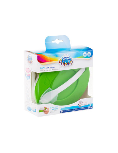 Купа за хранене с капаче и лъжица,  Little Cow...