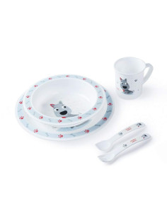 Пластмасов комплект за хранене,  Happy Animals