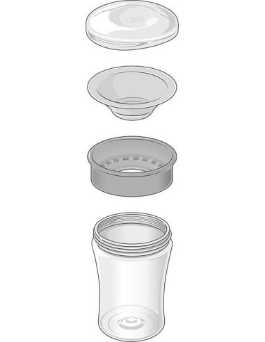 NUK EVOLUTION Magic Cup, 8+ мес. Розова