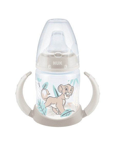NUK First Choice РР Шише Temperature Control 150мл. с накрайник силикон за сок 6+мес. LION KING