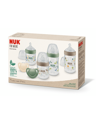 NUK for NATURE Temperature Control СЕТ РР Шишета Perfect start - 6 части