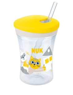 NUK EVOLUTION Action Cup, Чаша 230мл., 12+мес., със...