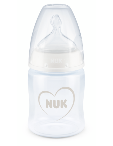 NUK First Choice РР Шише Temperature control 150мл. силиконов биберон 0-6 мес. ПРОМО*- без опаковка