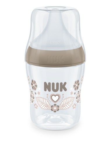 NUK Perfect Match Шише РР 150мл. със силиконов биберон за хранене S, 0+мес. Сърце