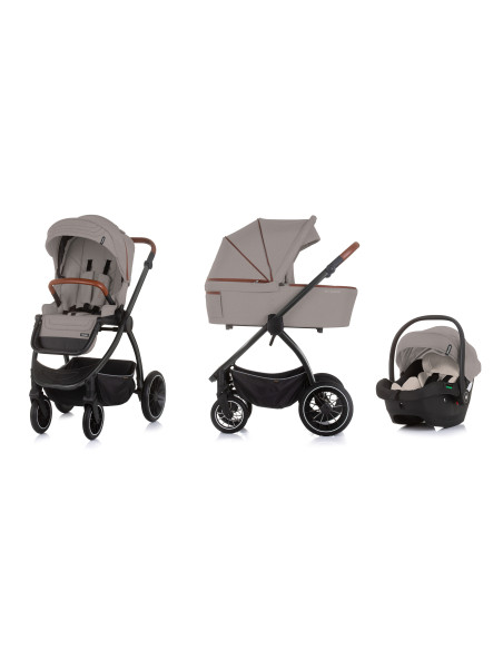 Детска количка 3 в1"Престиж"тирамису