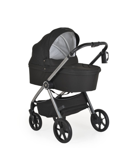 Комбинирана количка 3 в 1 Unique Carbon-Black