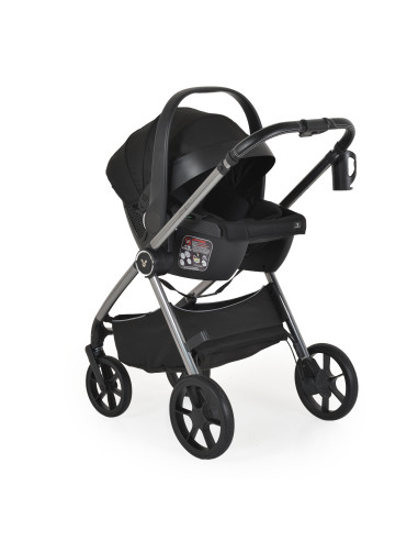 Комбинирана количка 3 в 1 Unique Carbon-Black