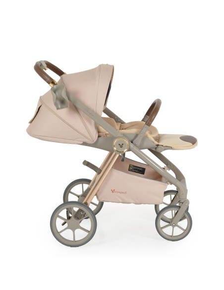 Комбинирана количка 3 в 1 Unique Macadamia-Beige