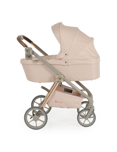 Комбинирана количка 3 в 1 Unique Macadamia-Beige