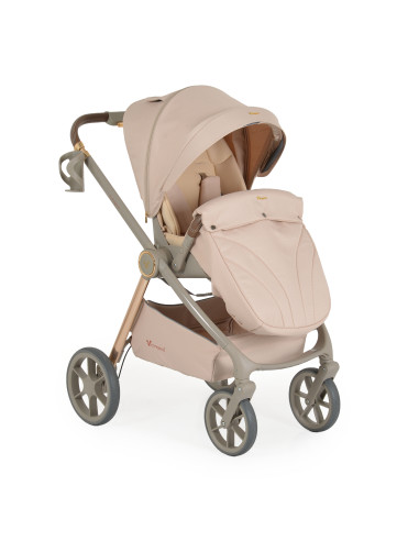 Комбинирана количка 3 в 1 Unique Macadamia-Beige