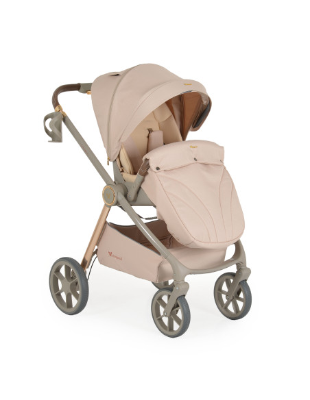 Комбинирана количка 3 в 1 Unique Macadamia-Beige