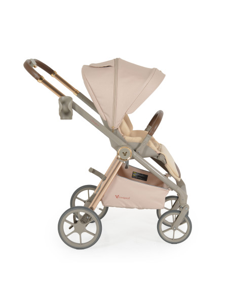 Комбинирана количка 3 в 1 Unique Macadamia-Beige