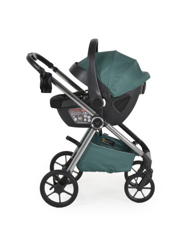 Комбинирана количка 3 в 1 Unique Pine-Green