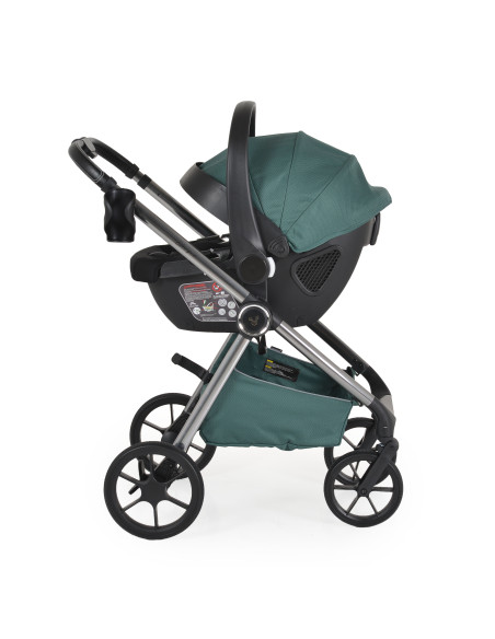 Комбинирана количка 3 в 1 Unique Pine-Green