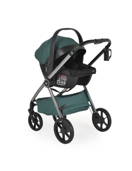 Комбинирана количка 3 в 1 Unique Pine-Green