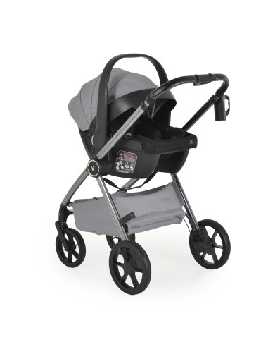 Комбинирана количка 3 в 1 Unique Cloud-Silver