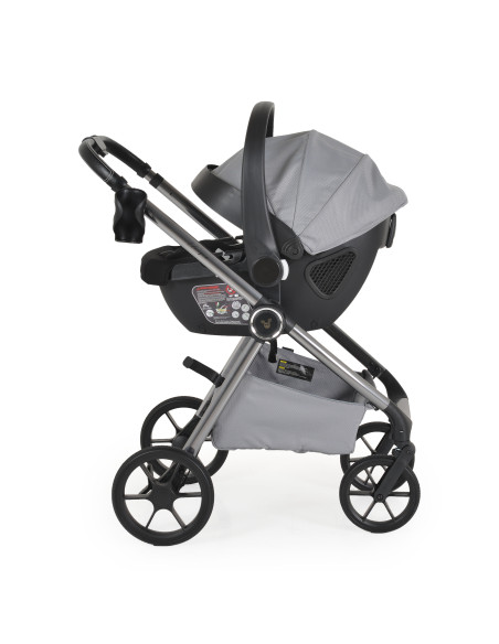 Комбинирана количка 3 в 1 Unique Cloud-Silver