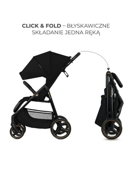 Kinderkraft TRIG 3 бебешка количка ONYX BLACK