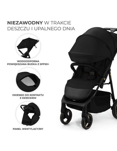 Kinderkraft TRIG 3 бебешка количка ONYX BLACK
