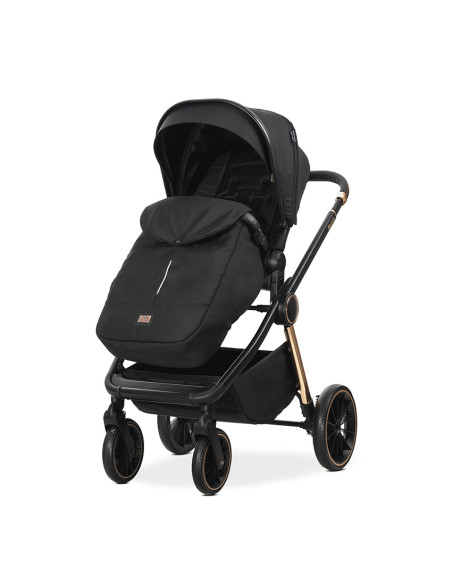 Д.КОЛИЧКА BIANCA BLACK 3 В 1 до 22кг с кош за ново