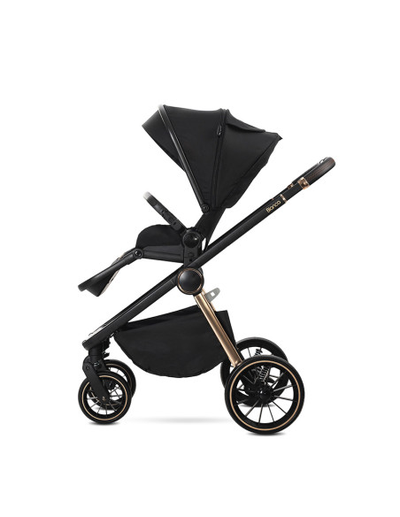 Д.КОЛИЧКА BIANCA BLACK 3 В 1 до 22кг с кош за ново