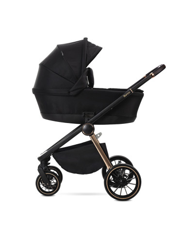 Д.КОЛИЧКА BIANCA BLACK 3 В 1 до 22кг с кош за ново