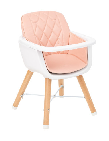 Стол за хранене 2в1 Woody Pink