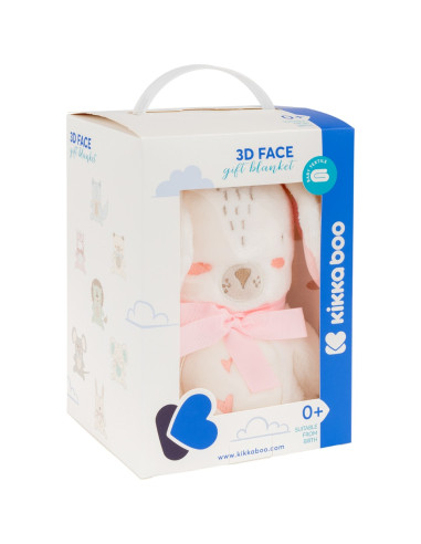 Бебешко одеяло с 3D бродерия Rabbits in Love