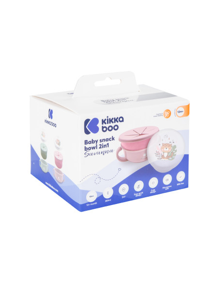 Купа за снак 2в1 Savanna Pink