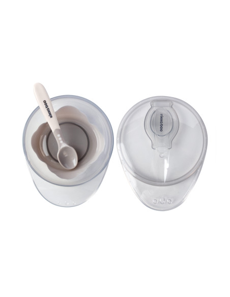 Купа с лъжица Beige