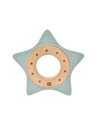 Чесалка дърво-силикон Star Mint