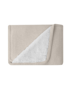 Плетено памучно одеяло с шерпа Dream Big Beige 2