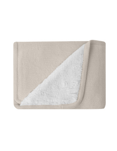 Плетено памучно одеяло с шерпа Dream Big Beige