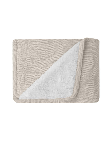 Плетено памучно одеяло с шерпа Dream Big Beige