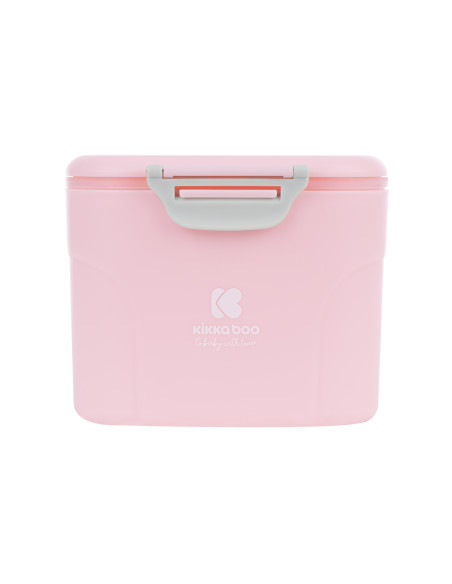 Кутия за съхранение на сухо мляко с лъжичка 160гр. Pink