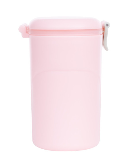 Кутия за съхранение на сухо мляко с лъжичка 160гр. Pink