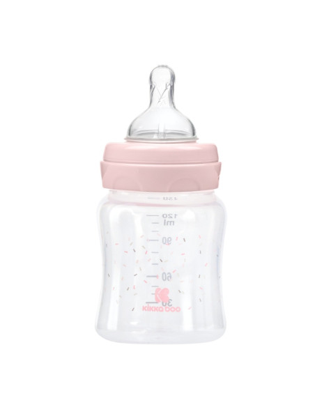 Шише РР 120мл Hippo Dreams Pink