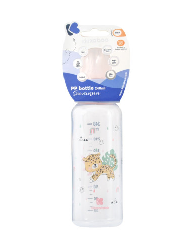 Шише РР 240мл Savanna Pink